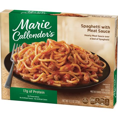 Marie Callenders Spaghetti And Meat Sauce Conagra Foodservice