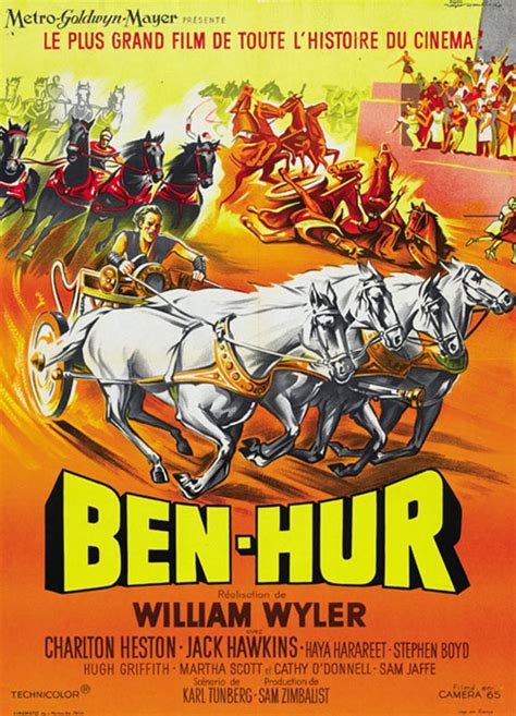 Ben Hur Charlton Heston Vintage Movie Poster Reprint Etsy