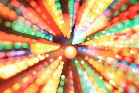 Blurred Different Color Lights Stock Image Image Of Garland