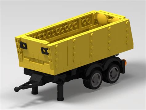 Lego Moc Man Tgs 35400 4 Achs Kipper Mit Anhänger By Truck3er