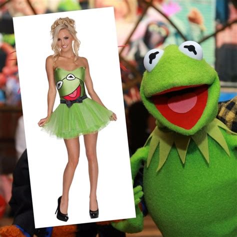Disney Dresses Sexy Kermit The Frog Cosplay Halloween