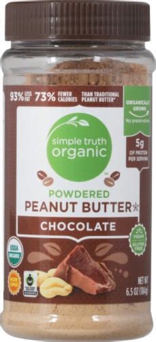 Simple Truth Organic Powdered Chocolate Peanut Butter 65 Oz Smith