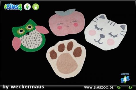 Blackys Sims 4 Zoo Mixed Kids Rugs By Weckermaus • Sims 4 Downloads