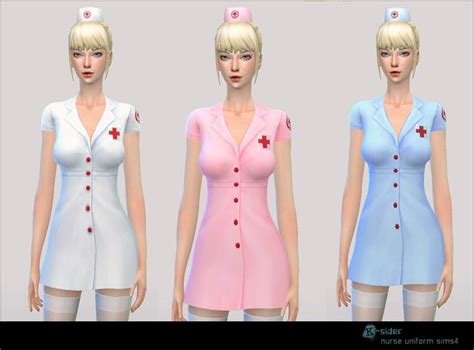 Image Result For Sims 4 Nurses Outfit 심즈 4 심즈 간호복