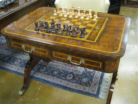 Gannons Antiques And Art Maitland Smith Vintage Game Table