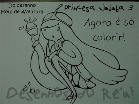 Desenhos Do Réu Princesa Jujuba Pronta Pra Colorir D