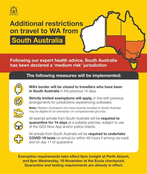Effective 12pm, sunday 27 june, restrictions will be introduced for perth and peel for a minimum 3 days. Perth COVID-19 Update: Further Border Restrictions For ...