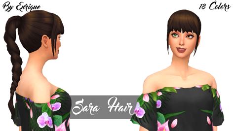 Sims 4 Ccs The Best Hair By Enrique