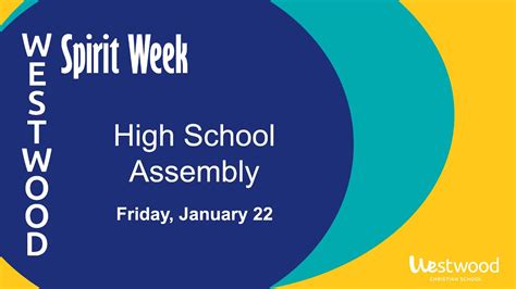 High School Spirit Week Assembly January 22 Youtube