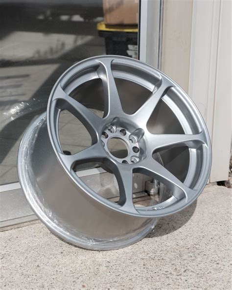 Mb Battle Style Wheels Refinished In Hyper Silver With A Metallic Flake