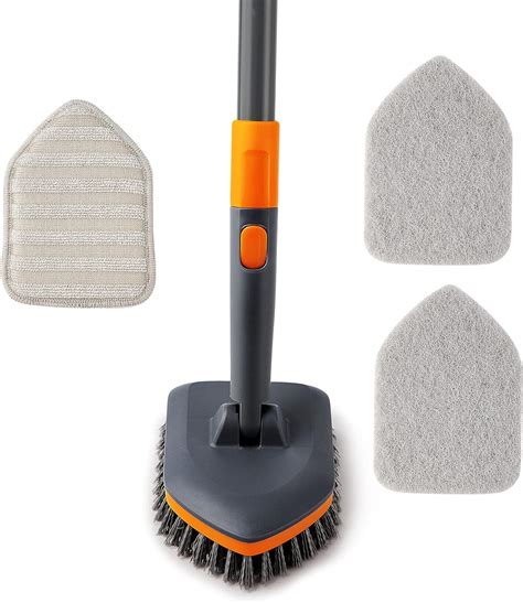 Cleanhome Tile Tub Scrubber Brush With 3 Different Function