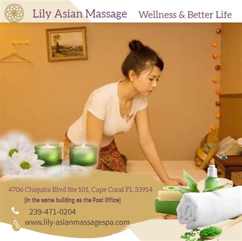 Lily Asian Massage Spa In Cape Coral Fl 33914 239 4
