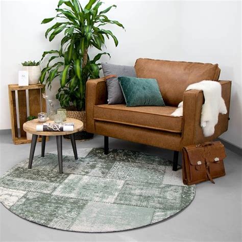 We love rugs in equal parts for their ability to liven up a room, and well, just the fact that they make things so darn cozy. Rond patchwork vloerkleed - Dreams Groen Ø 200cm ...