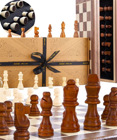 Buy Jaques Of London Chess Set Premium Wooden Chess Board For Adults