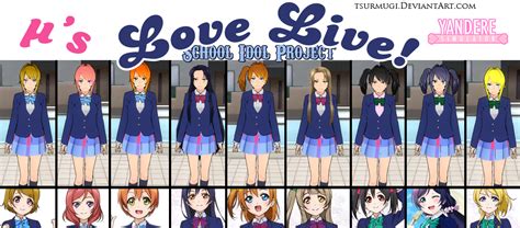 Yandere Simulator Textures Us From Love Live By Tsurmugi On