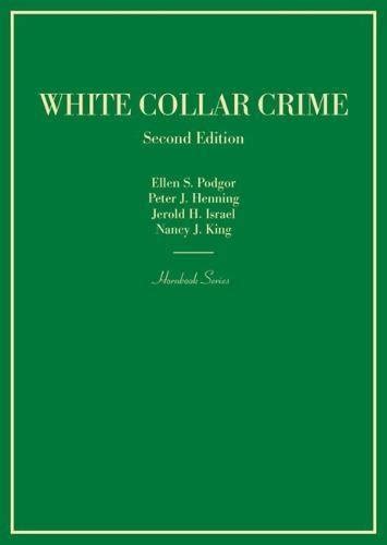 White Collar Crime Hornbook Series Stanzatextbooks