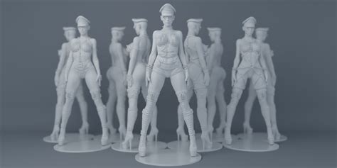 Impression D de modèles de figurines d action