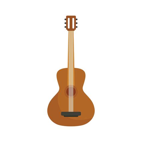 Icono De Guitarra Acústica Vector Aislado Plano 14862898 Vector En Vecteezy