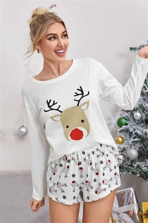 Cute Cozy Christmas Pajamas For Women THE BEAUTY MAY Womens