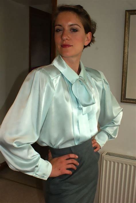 fetishqueendom on twitter old lady in satin blouse gorgeous blouses beautiful blouses