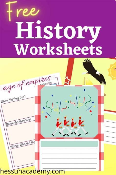 Free Printable History Worksheets For Kids Ages 3 14 Hess Unacademy