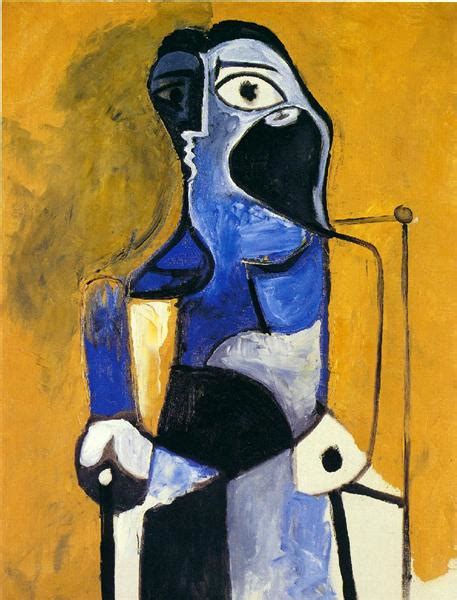 Seated Woman 1960 Pablo Picasso WikiArt Org
