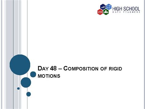 Day 48 Composition Of Rigid Motions Introduction In