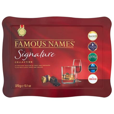 Offer Bmstores Famous Names Signature Collection Tin 370g