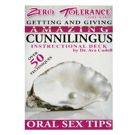 Zero Tolerance Getting And Giving Cunnilingus Cards