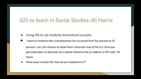 Gis In Social Studies Youtube