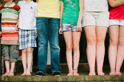 Legs Of Kids Standing Together Stock Photo And Royalty Free Images