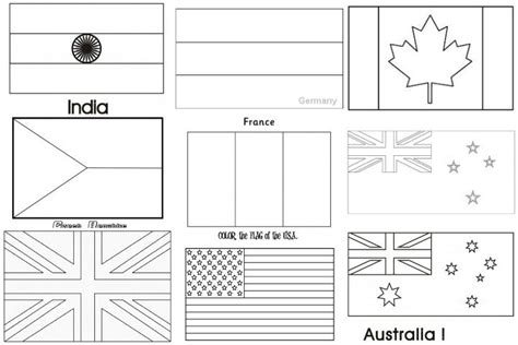 Free Printable Flags Of The World Coloring Pages Printable Templates