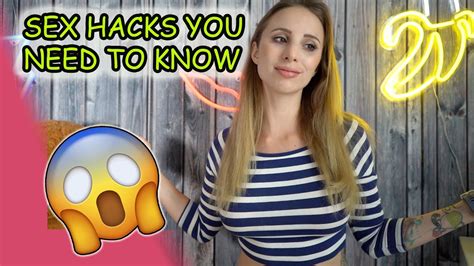 sex hacks you need to know das musst du wissen 😳😱 youtube