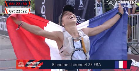 Championnats Du Monde De Trail Long Blandine L Hirondel Et Les Bleues En Or Nicolas Martin Et