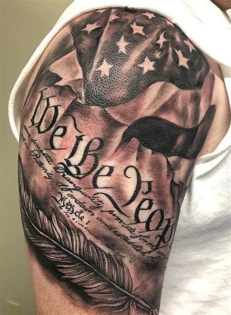 75 Patriotic “we The People” Tattoos And Ideas Tattoo Me Now Best