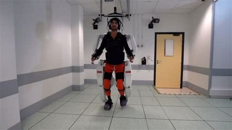 Paralyzed Man Walks Again With Brain Controlled Exoskeleton — Reuters
