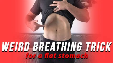 Weird Breathing Trick For A Flat Stomach Youtube