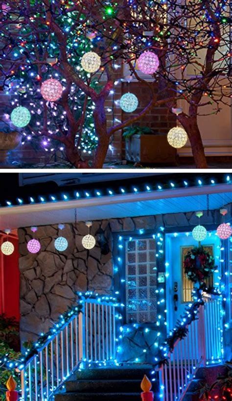 Outdoor Led Hanging Ornaments Inexpensive Christmas
