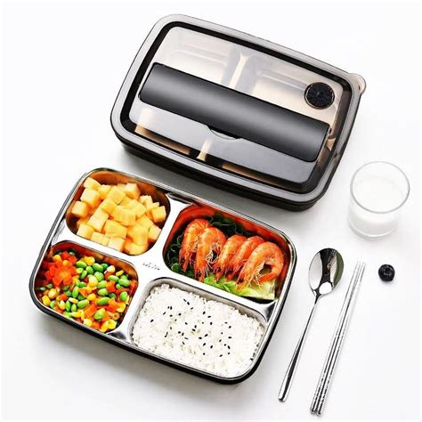 Japanese Style Stainless Steel Insulated Bento Lunch Box And Food
