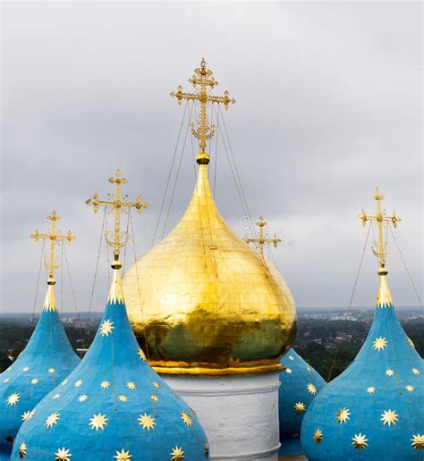 Domes Of The Cathedral Of The Assumption Of Blessed Virgin Mary Stock
