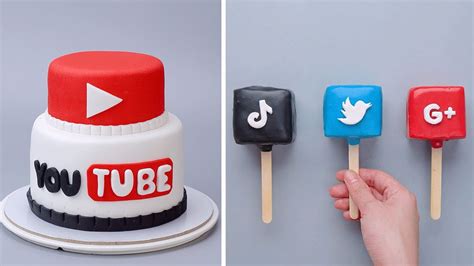 Creative And Beautiful Youtube Cake Decorating Tutorial Fancy Dessert