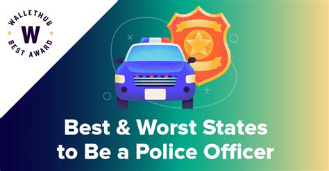 Best And Worst States To Be A Police Officer