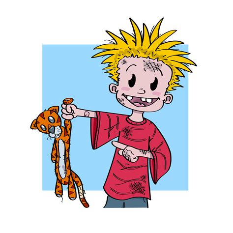 Finally Tried My Hand At Some Calvin And Hobbes Fan Art Hope You Guys