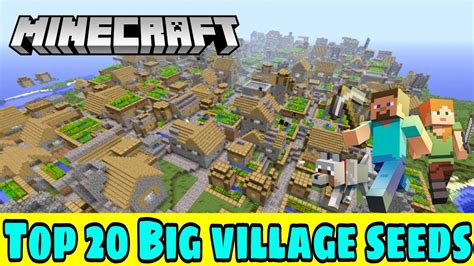 Top 20 Big Village Seed In Minecraft Pe Big Village Seeds Minecraft