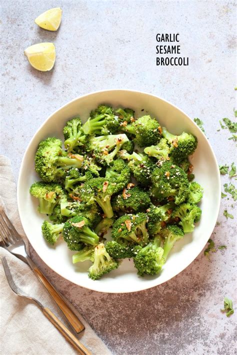 Sesame Garlic Broccoli Recipe Vegan Richa Recipe Garlic Broccoli