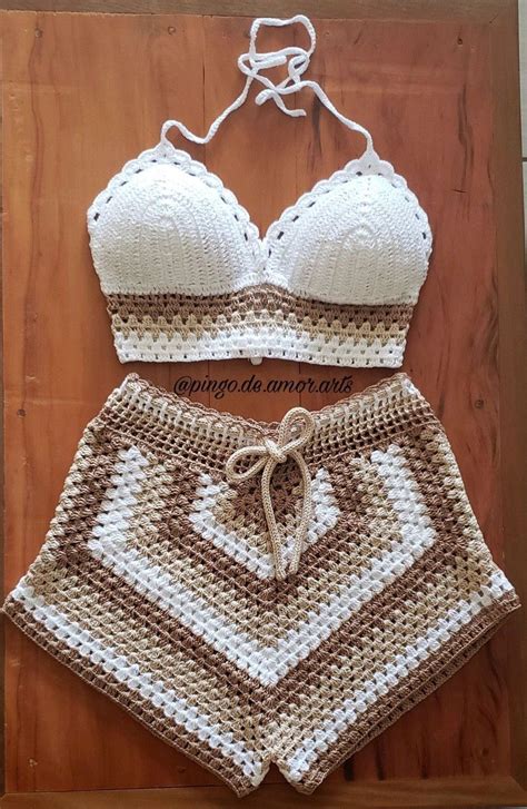 conjunto de crochê no elo7 pingo de amor art s 140fd0a crochet clothes crochet top outfit