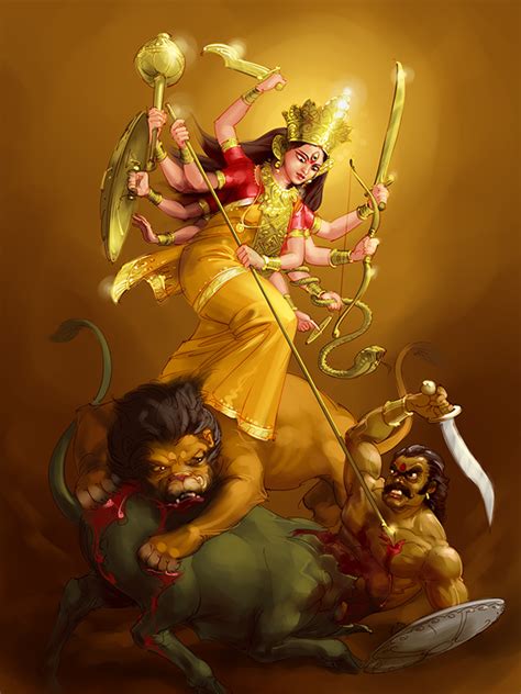 Durga By Scorpy Roy On Deviantart