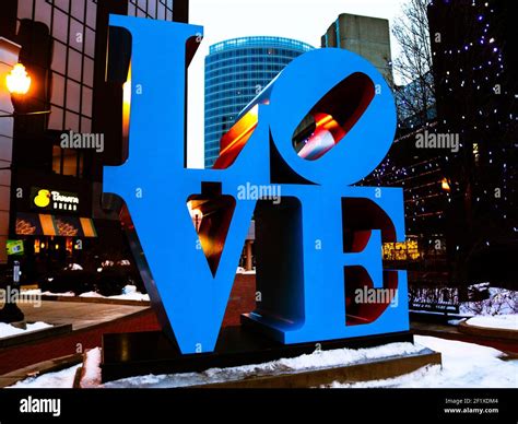 Love Sculpture Grand Rapids Mi Iconic Pop Art Sculpture By American Artist Robert Indiana