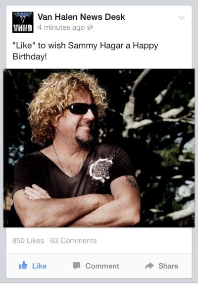 Happy Birthday Sammy “the Red Rocker” Hagar 10 13 Tumbex
