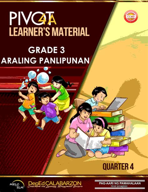 Araling Panlipunan Official Learning Materials From Lrmds Grade